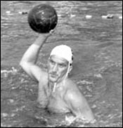 Cesare Rubini nazionale di pallanuoto.